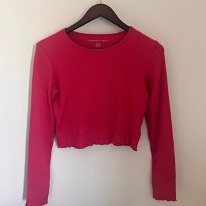 American eagle long sleeve crop top | Size Medium